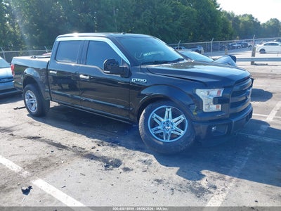 2015 Ford F-150 Lariat, IAA US lot 45815599: photo 1, auction vehicle condition