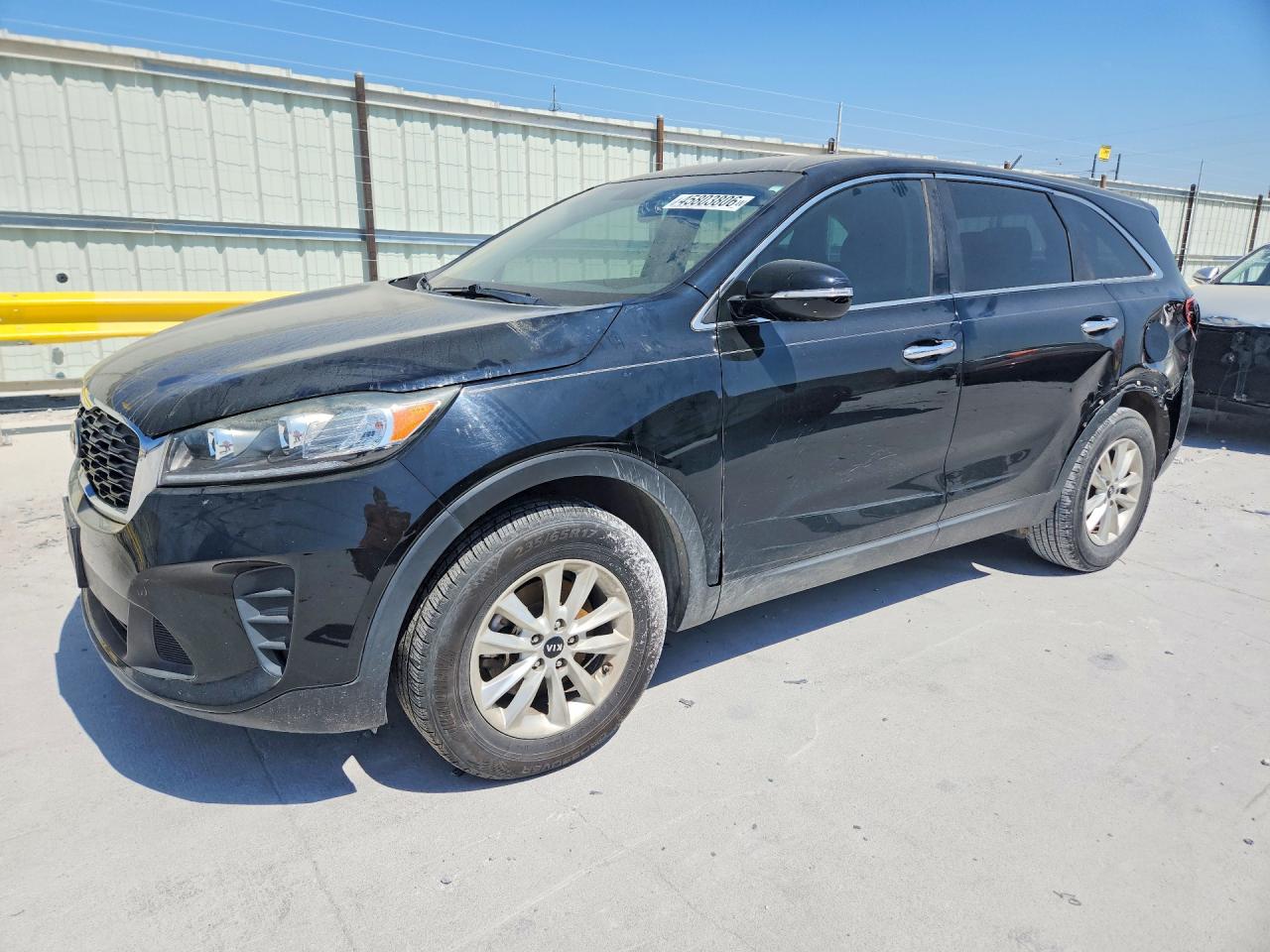 2019 Kia Sorento, Copart US lot 45803806, VIN 5XYPG4A35KG584287: photo 1, Rear End