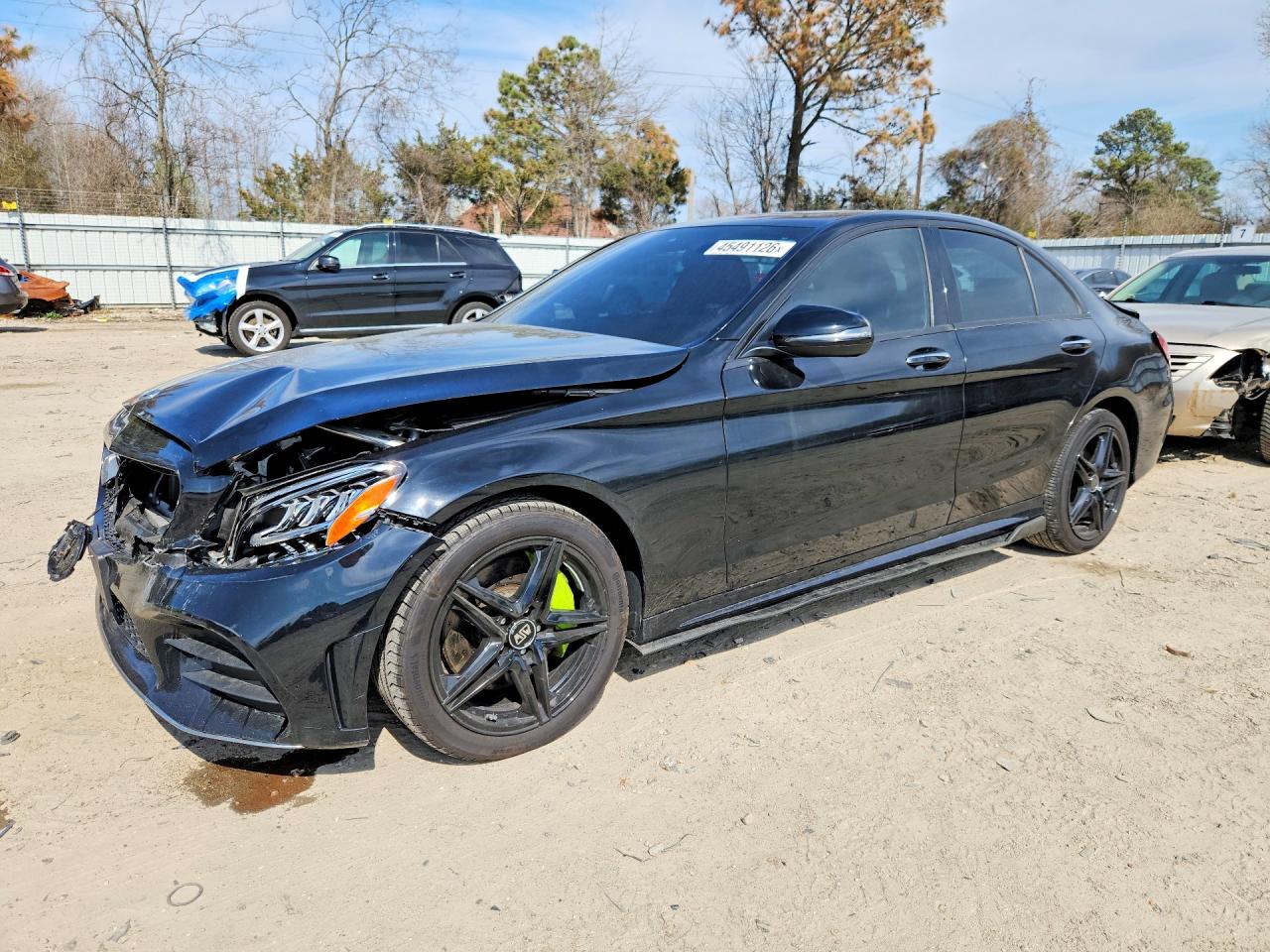 2020 Mercedes-Benz C 300 4Matic, Copart US lot 45491126, VIN 55SWF8EB3LU332374: photo 1, Rear End