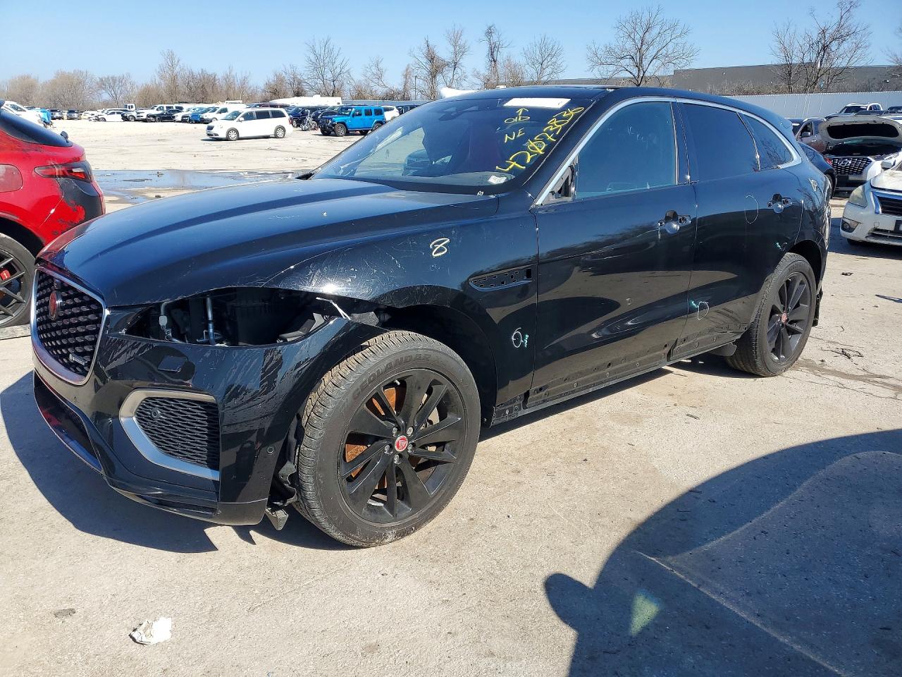 2021 Jaguar F-Pace R-Dynamic S, Copart US lot 42073836: photo 1, Front End